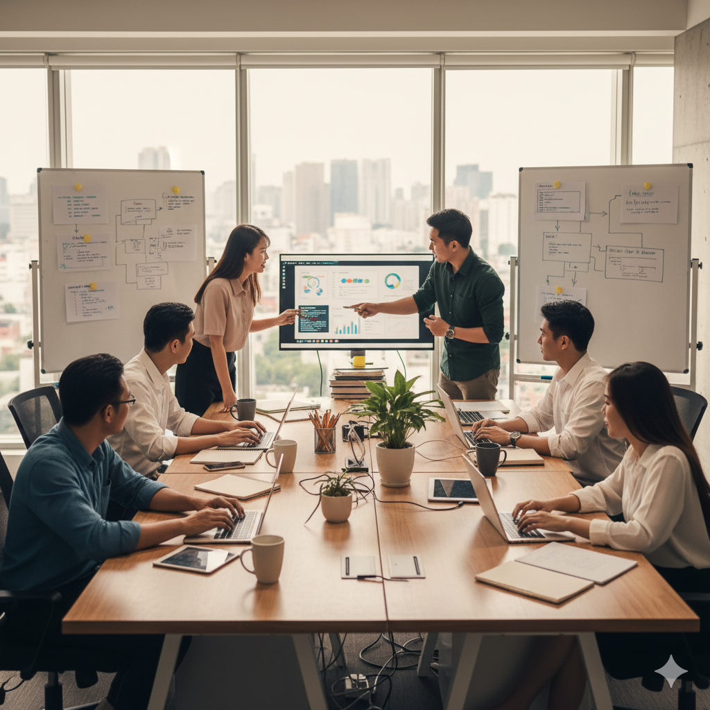 Team working