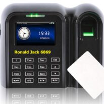 Máy chấm công Ronald Jack 6869 (vân tay + thẻ từ)